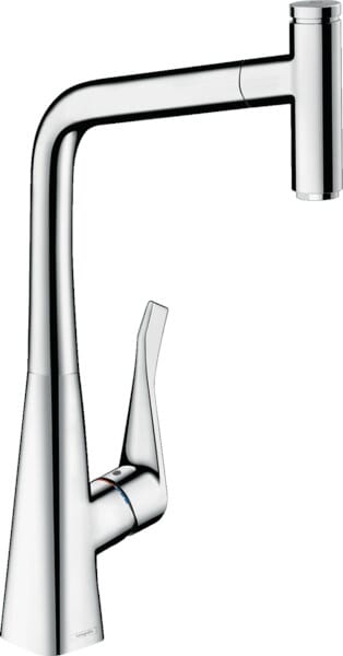 Hansgrohe Metris Select M71 Küchenarmatur mit Ausziehbrause und sBox