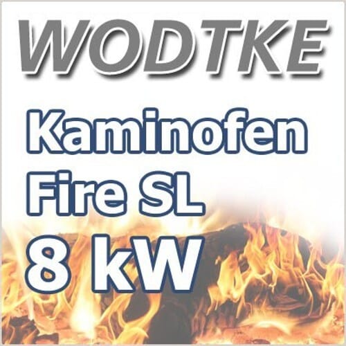 Wodtke Fire SL Glas black Kaminofen drehbar 7,5 kW 098 601