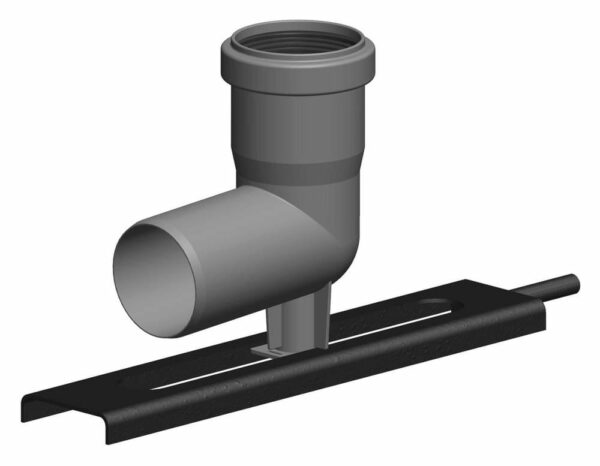 ATEC Abgas Schachteinführung mit Auflager DN 60 Abgasrohr