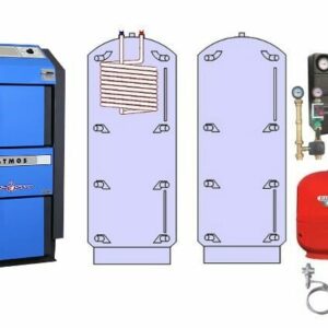 Atmos Holzvergaser / Holzkessel DC-30- GSE 29,8 kW 1x PAW 1x PAP Pufferspeicher