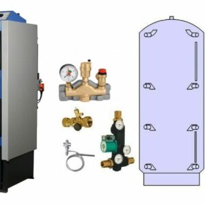 Atmos Kombikessel Basispaket BK2 mit DC 18 GSP Holz/Pellet-Kessel, Pufferspeicher