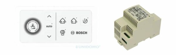 Bosch Zub. dezentraler Lüftung CV 40 H/H Lüftungsregler mit Hutschienennetzteil