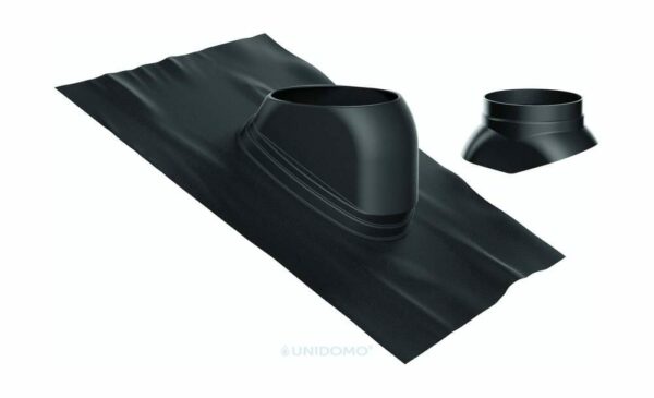 Bosch Universal-Dachziegel für Luft-/Abgas-System – Ø 125 mm – 25° bis 45° – Farbe schwarz