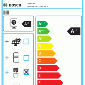 Bosch Luft/Wasser-Wärmepumpe Compress CS7001i AW 5-7-9-13-17 OR-Paket mit Speicher