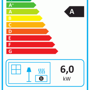 Wodtke Move Kaminofen rund drehbar 6 kW Sandstein 087 040 Wärmespeicher