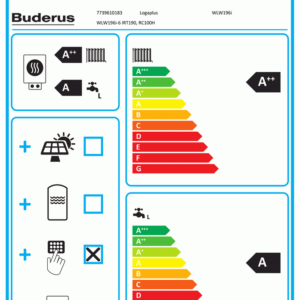 Buderus Logaplus-Paket WLW196 iIR-1 WLW196i-6 IRT190 1HK