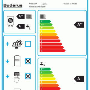 Buderus Logaplus WLW196 iAR-1 WLW196-11 iART190 1HK