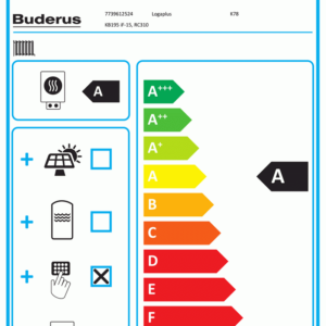 Buderus Logaplus-Paket K78 KB195i-15 L135.3,HS25 KSS,AAS,RC310