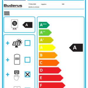 Buderus Logaplus-Paket K80 KB195i-15 SU160,HS25 BSS AAS,RC310