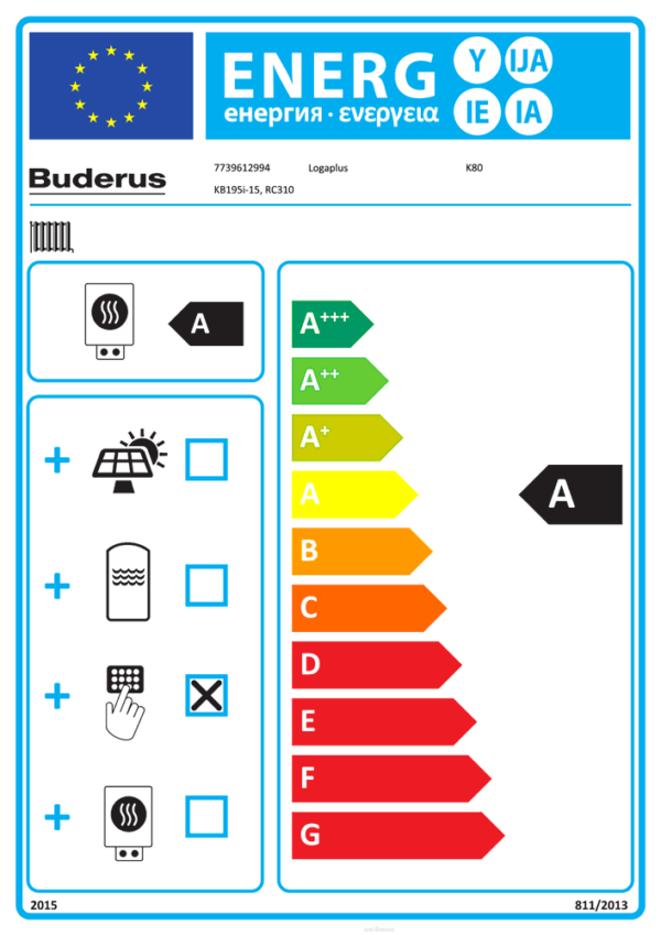 Buderus Logaplus-Paket K80 KB195i-15 SU300,HSM20,MM100 BSS,RC310