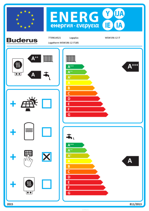 Buderus Logaplus WSW196 iT-1 WSW196-12 iT P200.5 S-B 1HK Solepaket