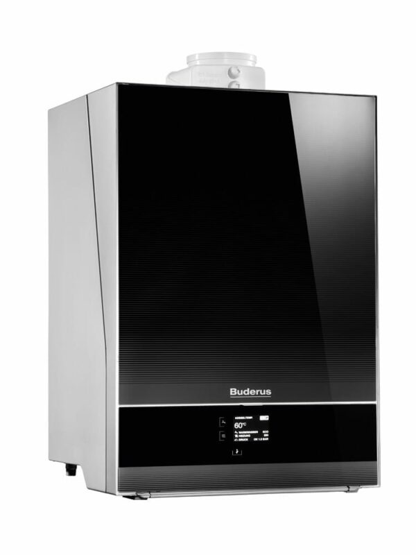 Buderus Gas-Brennwerttherme Logamax plus GB 192-25i in schwarz oder weiß