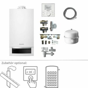 Buderus GB172 Gasbrennwerttherme 14kW / 20 kW / 24 kW mit Zubehör