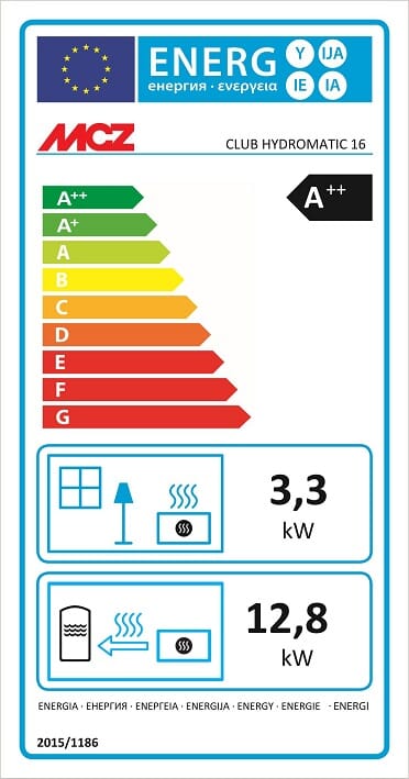 MCZ Club Hydromatic 16 M1 Maestro Pelletofen 16 kW wassergeführt App Steuerung