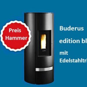 Wodtke Pelletofen crazy.nrg air+ Buderus black edition sehr leise raumluftunabhängig