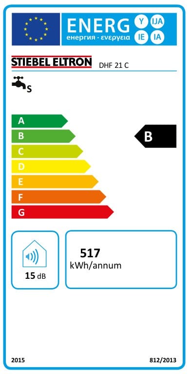 Stiebel Eltron hydraulischer Durchlauferhitzer DHF 21 C # 074304