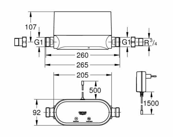 Grohe Sense Guard Intelligente Wassersteuerung