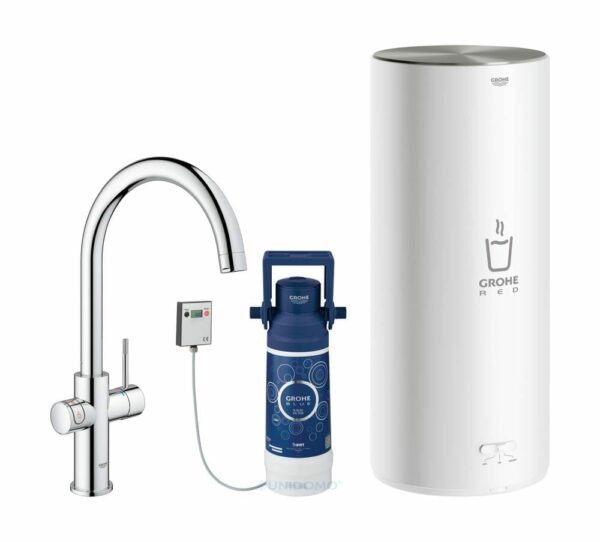 Grohe Armatur und Boiler Red Duo L-Size C-Auslauf