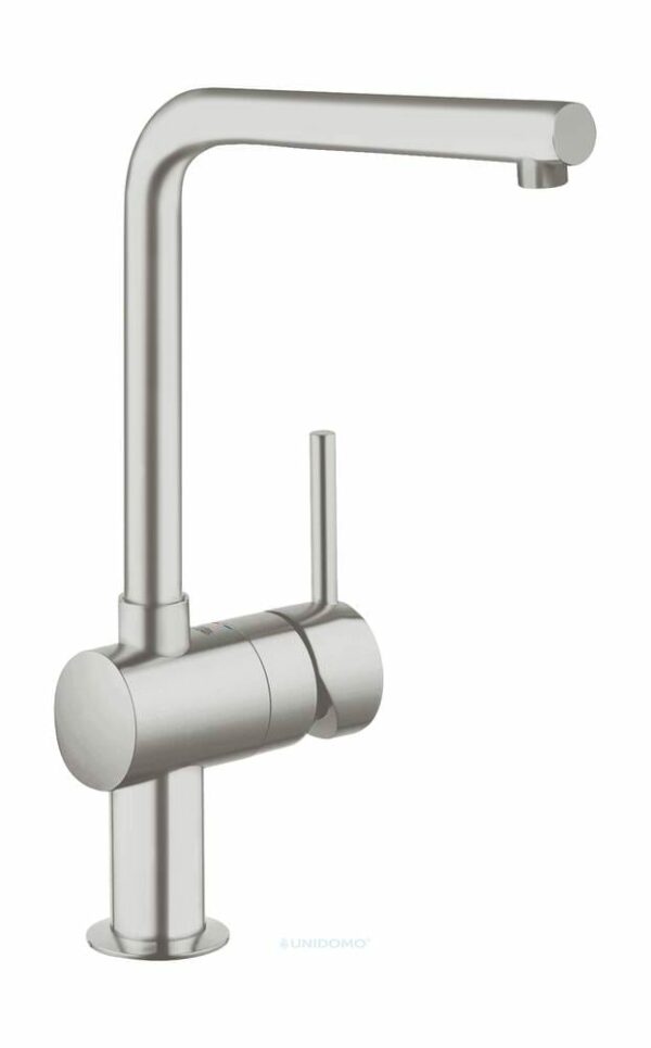 Grohe Küchenarmatur Minta L-Auslauf supersteel