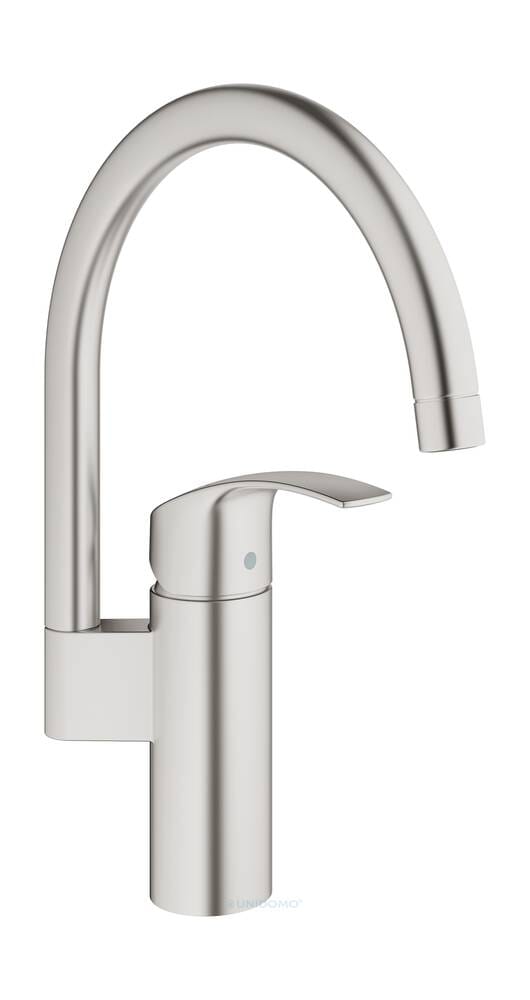 Grohe Küchenarmatur Eurosmart hoher Auslauf supersteel