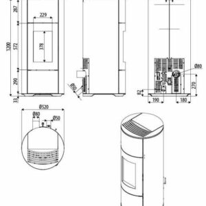 MCZ Halo Air Maestro Pelletofen 8,1 kW / App Steuerung