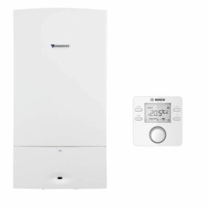 Bosch Gas-Heizwert-Systempaket JUPA ZWRKE02 ZWR 18-7 KE 21 CR100