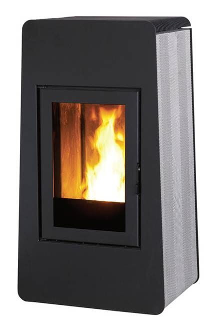 MCZ leiser Pellet-Kaminofen LAM Natural 8 kW mit Fernbedienung