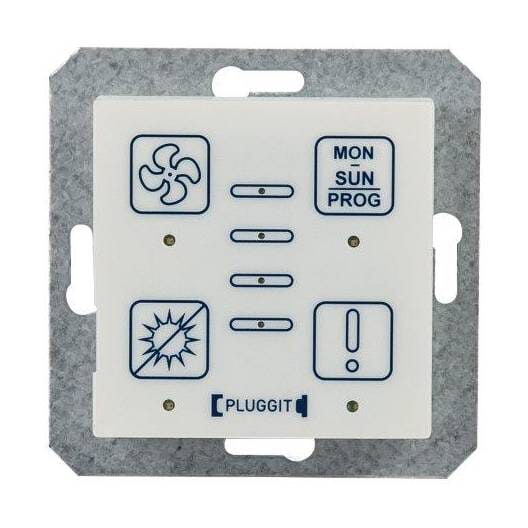 Pluggit Komforttastatur für Pluggit Wohnraum- lüftungsgeräte AP190/310/460 und AD160