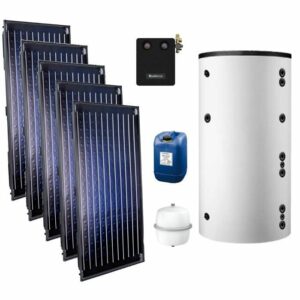 Buderus Solaranlage Heizungsunterstützung S76 w Topas 5x SKN -oM