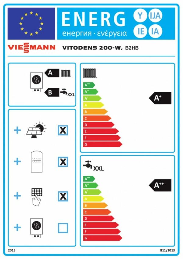 Viessmann Paket Gasbrennwerttherme Vitodens 200-W 11/19/25/32 kW und 10,04 qm Solarpaket