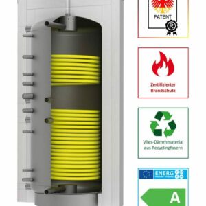 Solarbayer Schichtleit-Pufferspeicher SLS-500-2S-Plus mit SLS-System