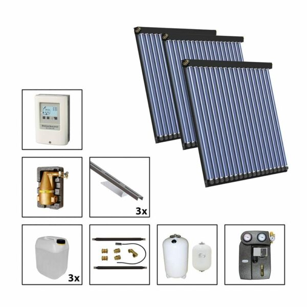 Solarbayer CPC NERO Solarpaket 3 – B Fläche m2: Brutto 9,78 / Apertur 8,49