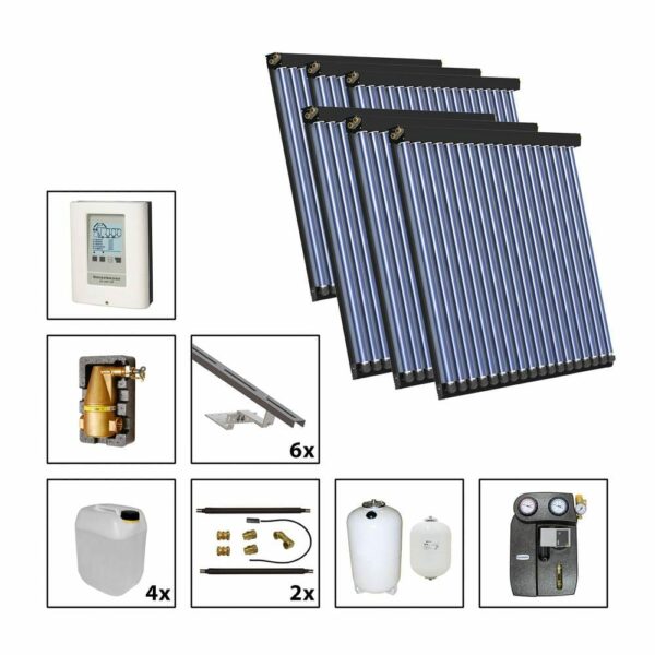 Solarbayer CPC NERO Solarpaket 6 – Z Fläche m2: Brutto 19,56 / Apertur 16,98