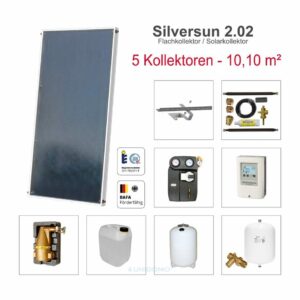 Solarbayer Silversun Solarpaket 5 Fläche m2: Brutto 10,10 / Apertur 9,15