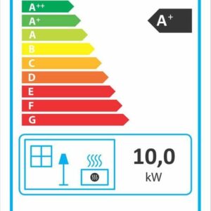 MCZ Pelletofen Tilda Comfort Air Maestro 10 kW Luftkanalisierung in andere Räume