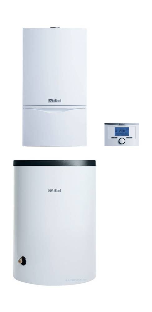 Vaillant Heizwerttherme atmoTEC plus VCC 120 LL Gas Aufputz VC 194/4-5A + Zubehör