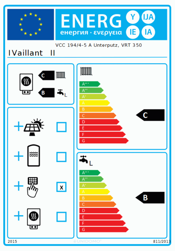 Vaillant Gastherme atmoTEC plus VC 194/4-5 A E Heizwerttherme + Zubehör