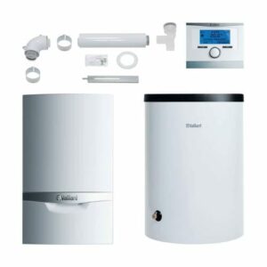 Vaillant Paket 1.166 ecoTEC plus VC 146/5 E VRC 700/6 VIH R120 Luft-/Abgas starr