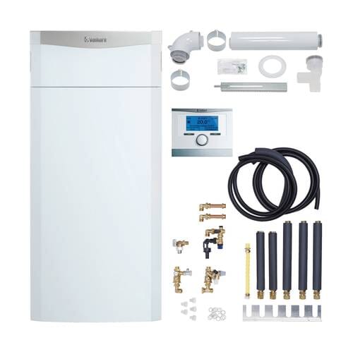 Vaillant Paket 1.408/5 ecoCOMPACT VSC206/4-5LL VRC 700/6 Konsole Luft/Abgas Flex.