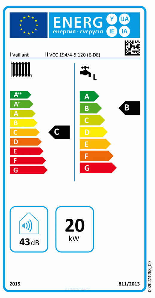 Vaillant Heizwerttherme atmoTEC plus VCC 120 E Gas Aufputz VC 194/4-5A + Zubehör