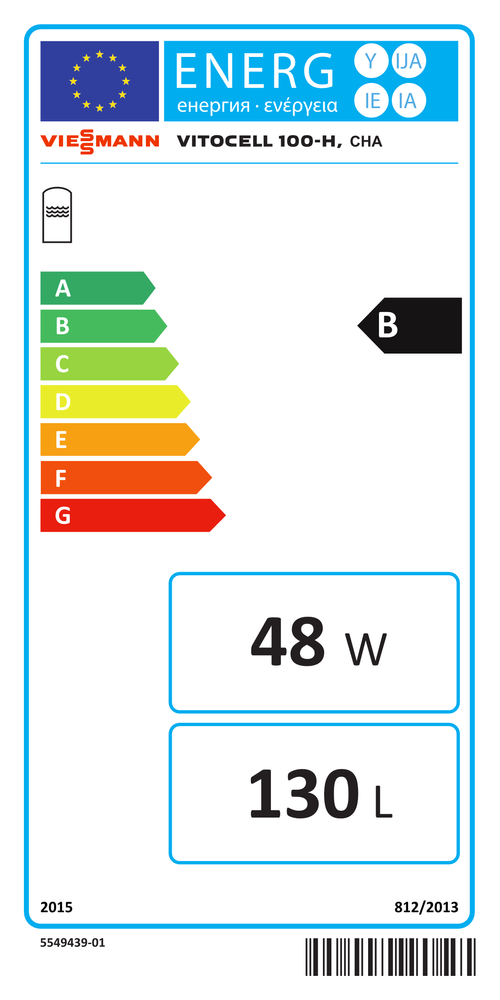 Viessmann Vitocell 100-H 130 Liter Warmwasserspeicher