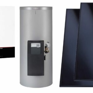 Viessmann Vitodens 200-W mit Solarpaket Vitosol 141-FM Gastherme