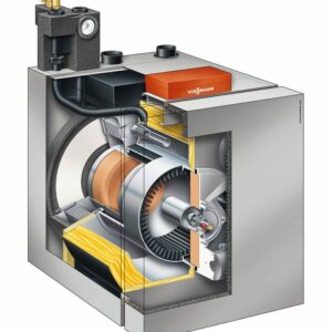 Viessmann Vitoladens 300-C: Effizienter Öl-Brennwertkessel mit 19,3 / 23,5 / 28,9 kW und zweistufigem oder modulierendem Brenner