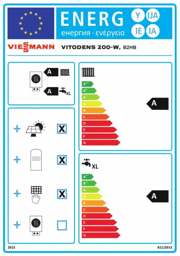 Viessmann Vitodens 200-W mit Solarpaket Vitosol 141-FM Gastherme