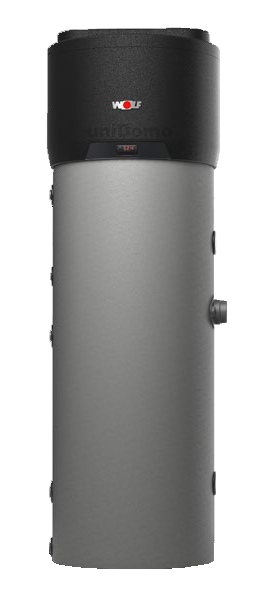 Wolf Warmwaser-Wärmepumpe SWP 200 Brauchwasser-Wärmepumpe mit 200 Liter Speicher